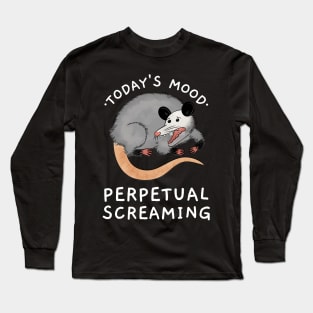 funny opossum Long Sleeve T-Shirt